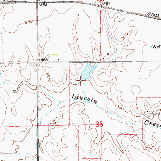 Topographic Map of Edgerton Dam, NE