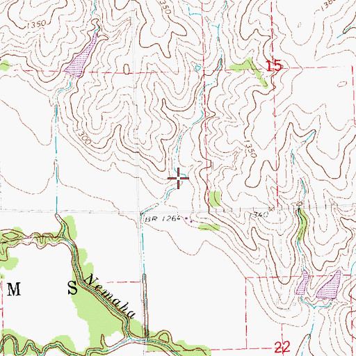 Topographic Map of Upper Big Nemaha Dam G-13, NE