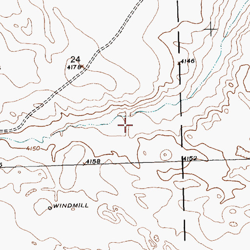 Topographic Map of Tiernan Dam, NE