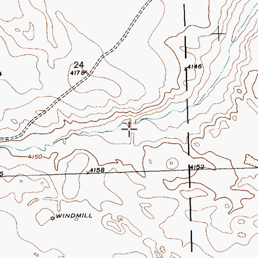 Topographic Map of Tiernan Reservoir, NE