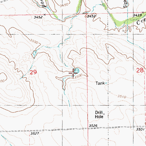 Topographic Map of Blust Dam, NE