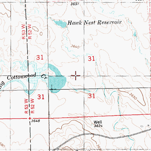 Topographic Map of Moody Dam, NE