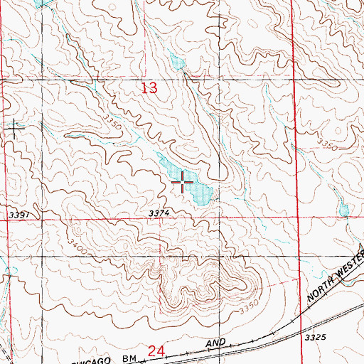 Topographic Map of Schmacker Reservoir, NE