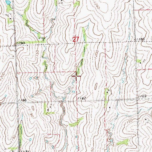 Topographic Map of Wilson Creek Reservoir I- 23, NE