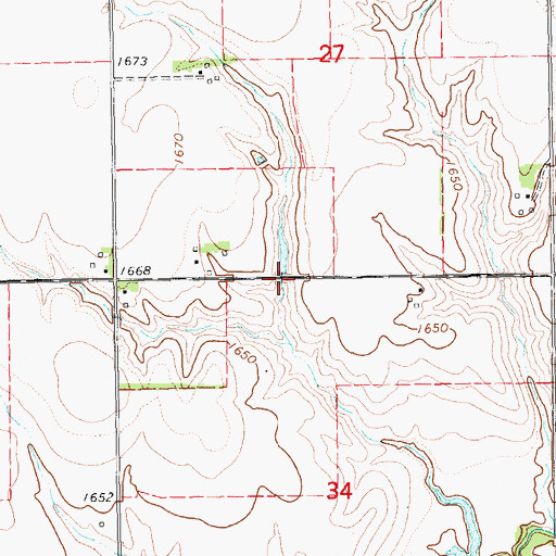 Topographic Map of Ransom Dam, NE