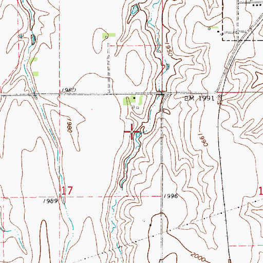 Topographic Map of Schmidt Dam, NE