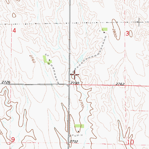 Topographic Map of Feddersen Dam, NE
