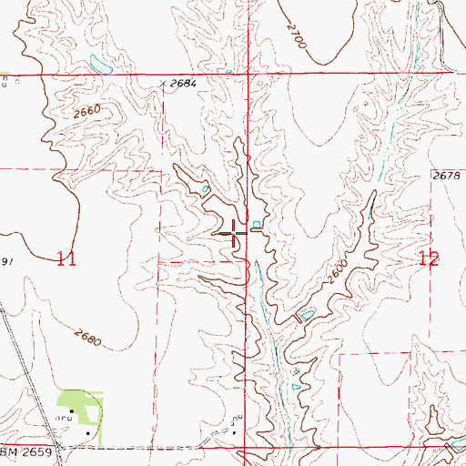 Topographic Map of Hess Dam, NE
