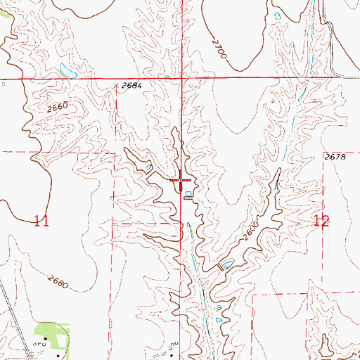 Topographic Map of Hess Reservoir, NE