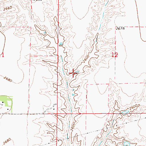 Topographic Map of Klein Dam, NE