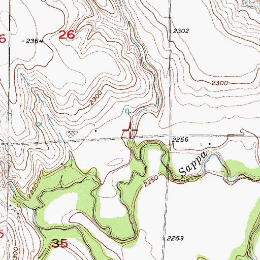 Topographic Map of Furnas Company Road Dam Number 1, NE