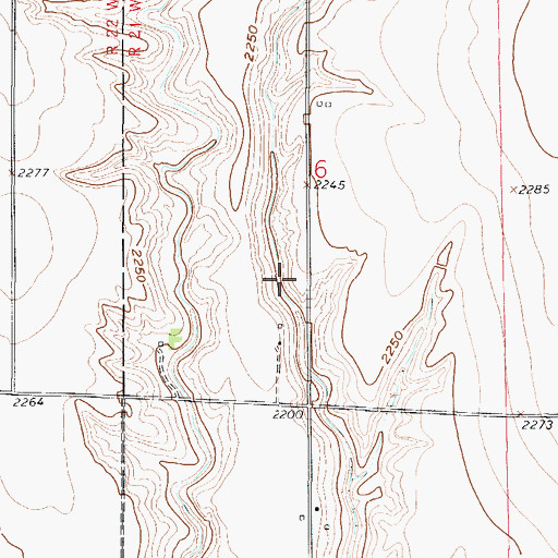 Topographic Map of Grove Dam, NE