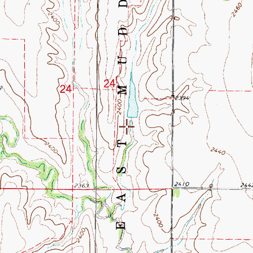 Topographic Map of Anderson Dam, NE