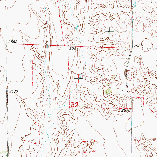 Topographic Map of Bogle Dam, NE