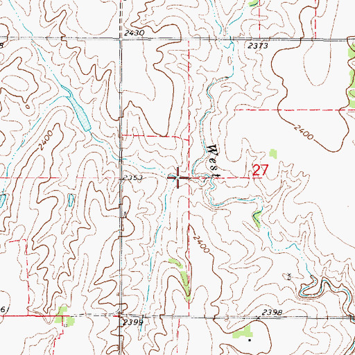 Topographic Map of Carlson Dam Number 2, NE