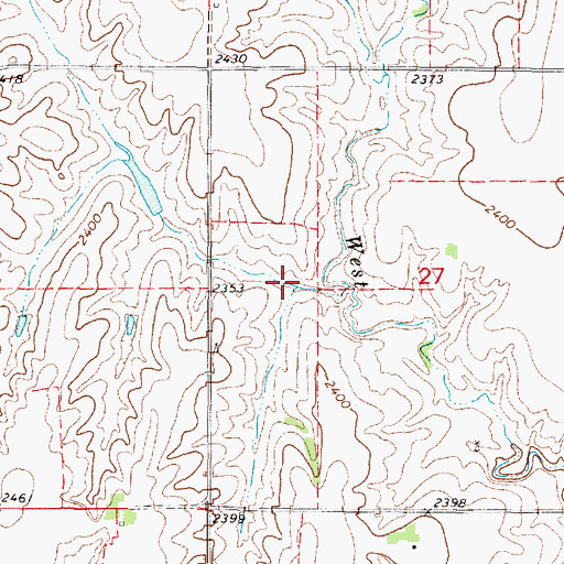 Topographic Map of Carlson Reservoir Number 2, NE