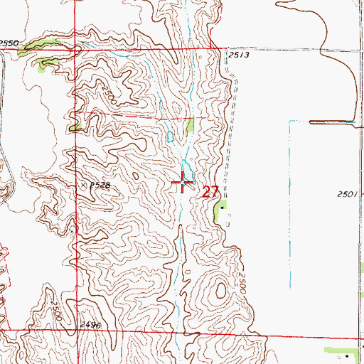Topographic Map of Ebneier Dam, NE