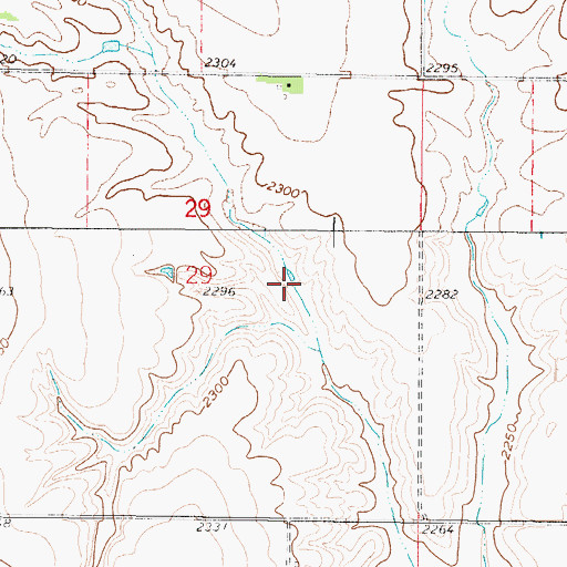 Topographic Map of Gregg Dam, NE