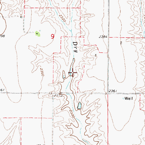 Topographic Map of Harmon Dam, NE