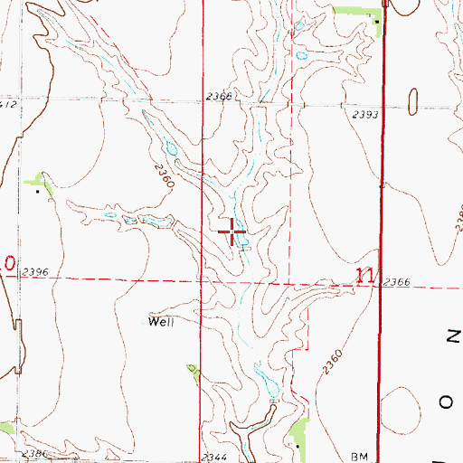 Topographic Map of Menze Dam, NE