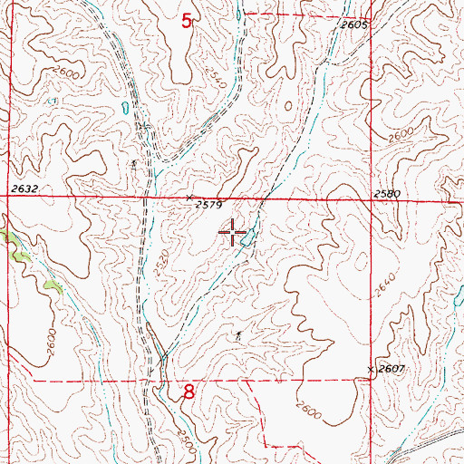 Topographic Map of Umberger Dam, NE