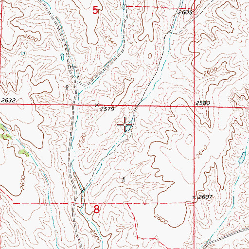 Topographic Map of Umberger Reservoir, NE