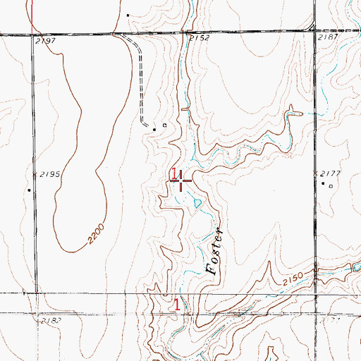 Topographic Map of Drake Reservoir, NE