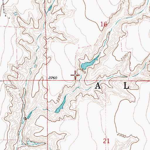 Topographic Map of McDonald Dam, NE