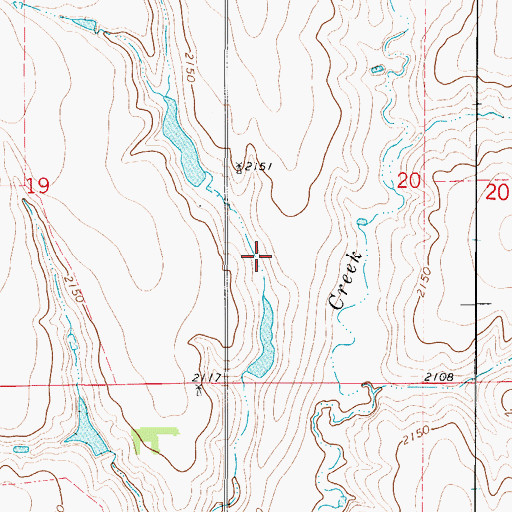 Topographic Map of Richards Dam, NE