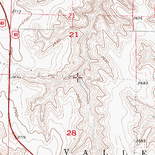Topographic Map of Nothnagel Dam Number 1, NE