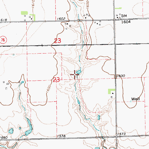 Topographic Map of Dey Dam, NE