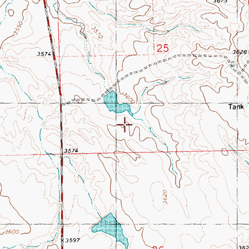 Topographic Map of Rock Bass Allot 2 Dam, NE