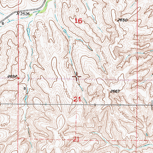 Topographic Map of Dawson Company Road Dam Number 4, NE