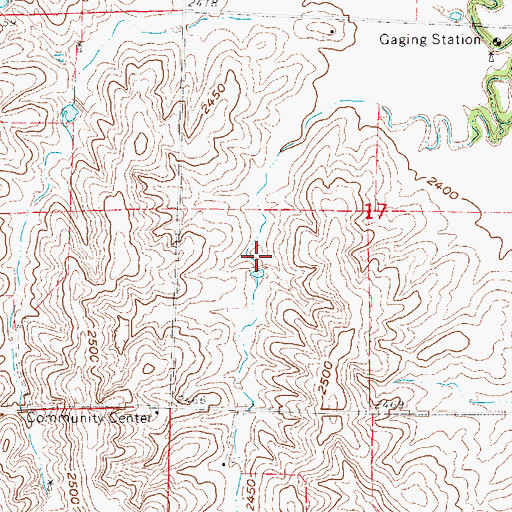 Topographic Map of Hubbard Dam, NE
