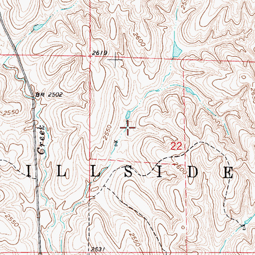 Topographic Map of Longley Dam, NE