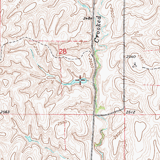 Topographic Map of Neil Reservoir, NE