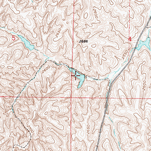 Topographic Map of O Connor Reservoir Number 1, NE