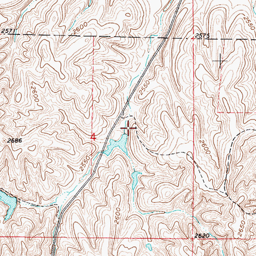 Topographic Map of O Connor Dam Number 2, NE