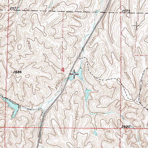 Topographic Map of O Connor Reservoir Number 2, NE