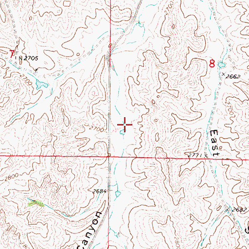 Topographic Map of Wiggins Dam, NE