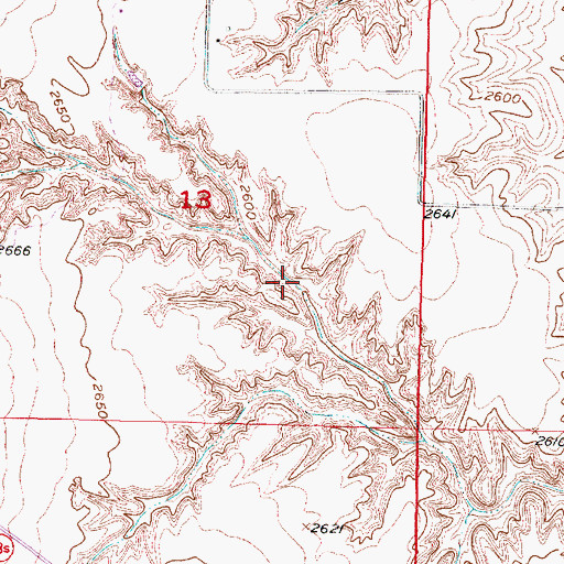 Topographic Map of Campbell Dam, NE