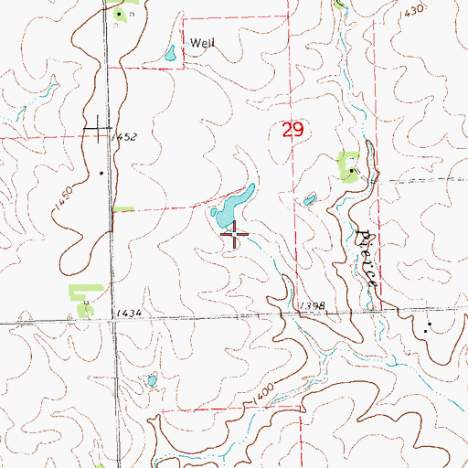 Topographic Map of Busboom Reservoir, NE