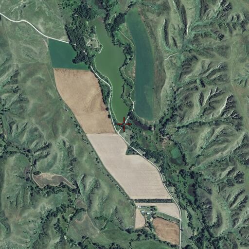 Aerial/Satellite Image of Hayes Center Special Use Reservoir, NE