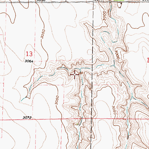 Topographic Map of Dahnke Dam, NE