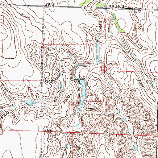 Topographic Map of Golding Dam, NE