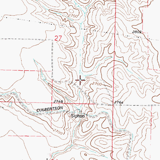 Topographic Map of Nowka Dam, NE
