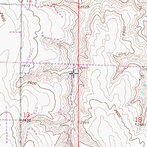 Topographic Map of Sughrone Reservoir Number 2, NE