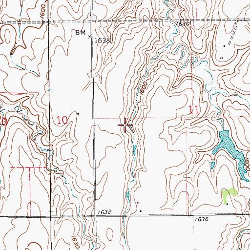 Topographic Map of Koester Dam, NE