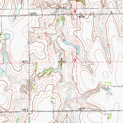 Topographic Map of Hoelting Reservoir, NE