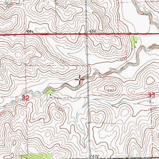 Topographic Map of Brogren Dam, NE